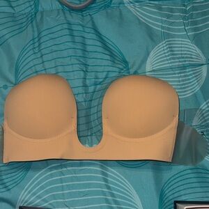 Victoria's Secret Strapless Bra in Beige